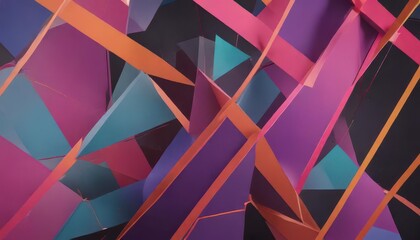 Geometric shapes with bold lines and bright colors printed on a modern background ,  flyer,  vector,  modern