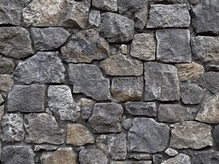 Fototapeta premium Gray Stone Wall Texture: A Seamless Background for Design