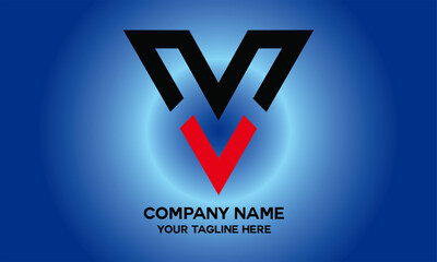 simple v logo