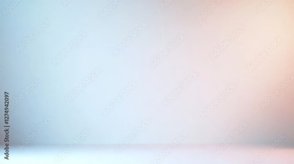 Aufkleber softly textured white field with subtle gradient in gentle light