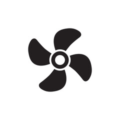 Cooling Fan icon, vector Airflow with Cooling Fan simple illustration for web and app..eps