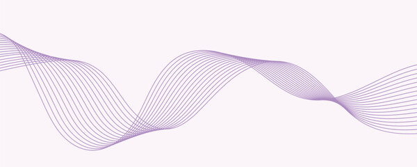 Fototapeta premium Abstract purple wave background. EPS10