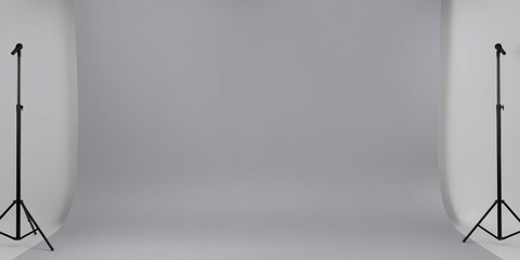 Professional gray background studio portrait backdrop perfect for headshots, studio, photography, neutral