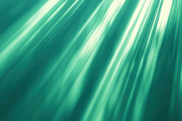 Abstract Light Streaks Teal Background