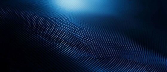 Blue digital wave background, glowing light, presentation