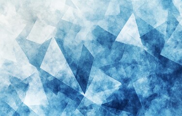 Abstract blue triangle pattern background texture (1)