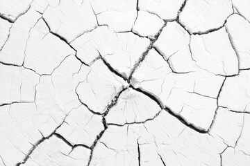 Fototapeta premium Cracked White Tree Trunk Surface Texture