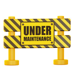 Under Maintenance Barrier