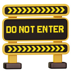 Do Not Enter Barrier