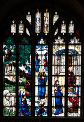 stained glass in st mary's church