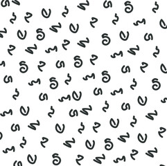 Various thick pieces of bending wire create texture or background.