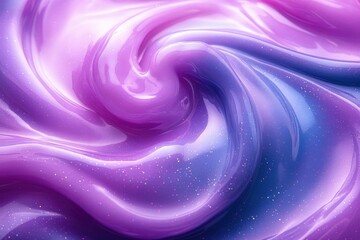 Obraz premium Abstract Swirling Slime Texture With Purple And Pink Colors