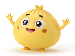 Obraz premium Cute piggy emoji emoticon emotion cartoon character 3d rendering with isolated on white