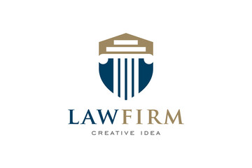 Creative Law Firm Logo Design Template