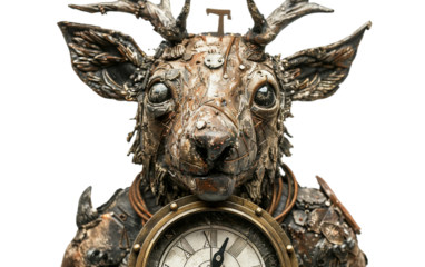 Mythic Entity Portrait on transparent background PNG.