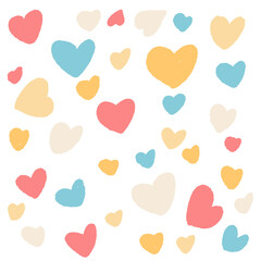 summer heart pattern