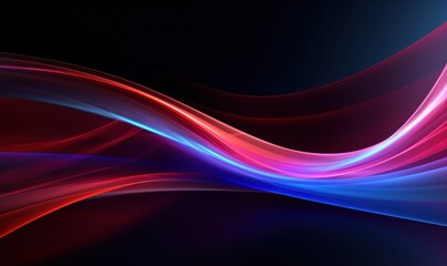 Abstract red blue wave design background