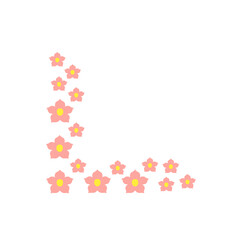 flower corner border