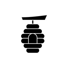Bee Hive Glyph Icon