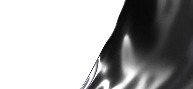 Abstract Black Drape on White