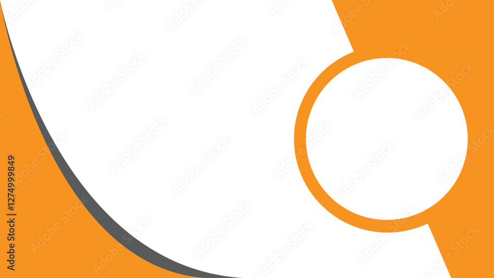 Poster orange background with modern style, abstract simple background with modern style