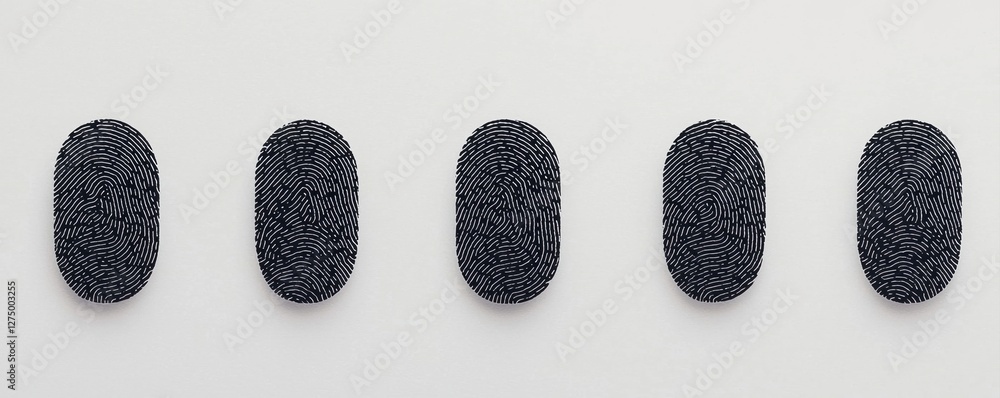 Poster digital payments concepts. black textured ovals arranged in a row on a light background.