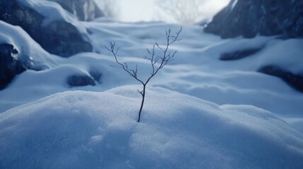 Solitary Resilience: A Winter's Tale in the Mountains
