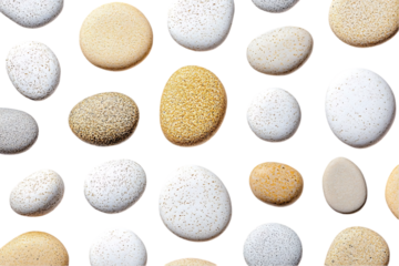 Abstract pattern of smooth stones