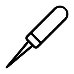 Awl Icon in Line Style