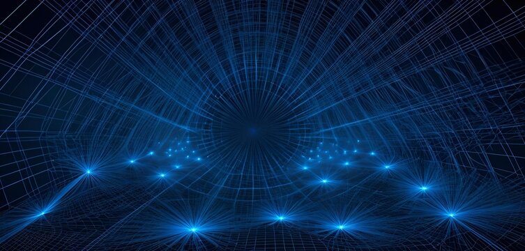 Unique blue background image, light, line, texture banner