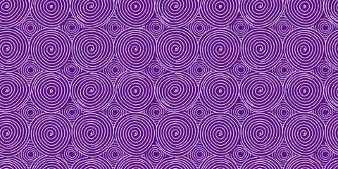 Fototapeta premium Purple and white circular pattern with concentric lines