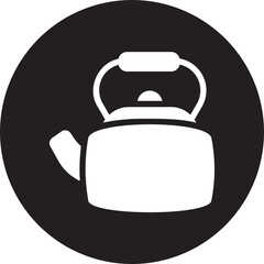 Kettle glyph icon