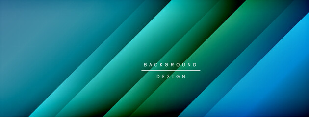 Colorful gradient with lines made of shadow and light. Creative background