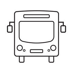 bus vector icon set. public bus signs. transport signs and symbols. bus icon for mobile app, ui and website. car icon set. transportation vehicle icon set. vector illustration on transparent backgroun