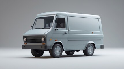 Compact Utility Vehicle in Minimalist Setting: Modern Design and Functionality