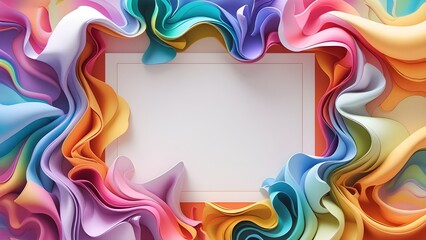 abstract colorful frame