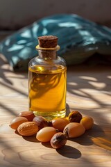 Premium Argan Oil Serum with Fresh Nuts for Healthy, Radiant Skin