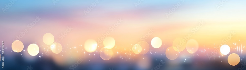 Poster abstract blurred background with soft circular shapes, a captivating visual for modern design