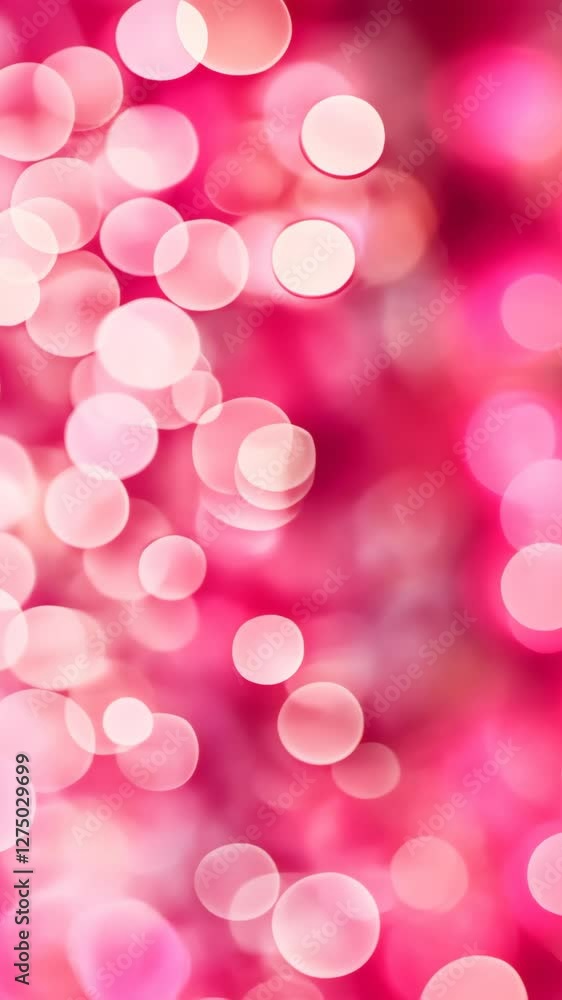 Aufkleber pink blurred gradient background with bokeh style design in 9:16 aspect ratio highlighting raw aesth