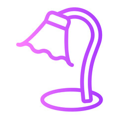 Table Lamp gradient icon