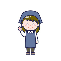 Obraz premium 清掃員／女性 17