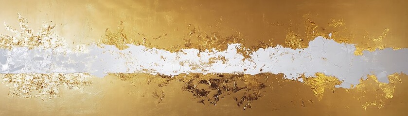 A stunning and vibrant abstract background featuring a blend of gold and white textures. Perfect for various design projects, wallpapers, and artistic applications.