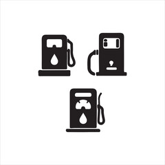 gas pump icon vector