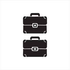 set of travel suitcases vector