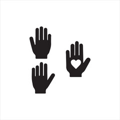 vector hand of hand