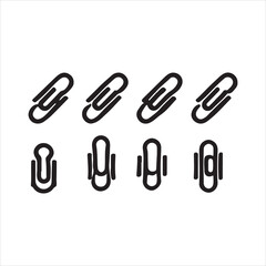 paper clips isolated on white