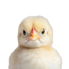 Close-up Portrait of a Baby Chick