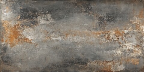 A large flat concrete surface with a huge wall scale, mainly gray with subtle brown and black stains, without rust or obvious corrosion, displaying the texture and pattern of aged concrete.