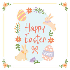 Bunny Egg Happy Easter 