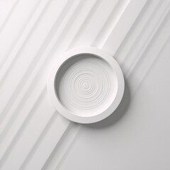 Fototapeta premium Modern White Gray Abstract Design Elegant Shiny Lines Minimal Stripes Simple Texture Graphic Elements